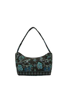 Tanya Lee Brown Quilted Cotton Shoulder Bag